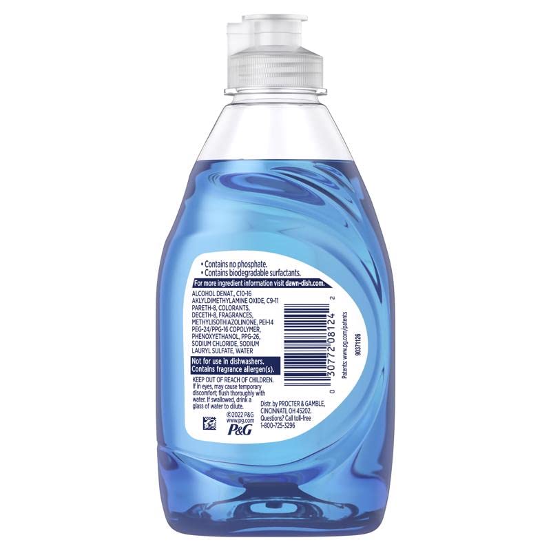 Dawn Ultra Original Scent Liquid Dish Soap 7.5 oz 12 pack 