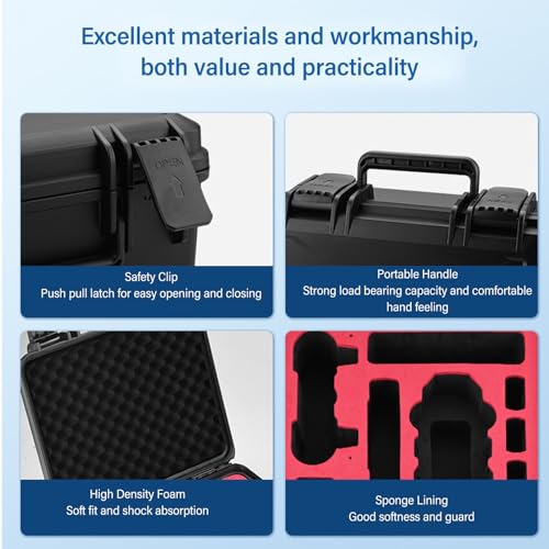 Funda rígida Mini 4K impermeable con forro antichoque Naroote 2