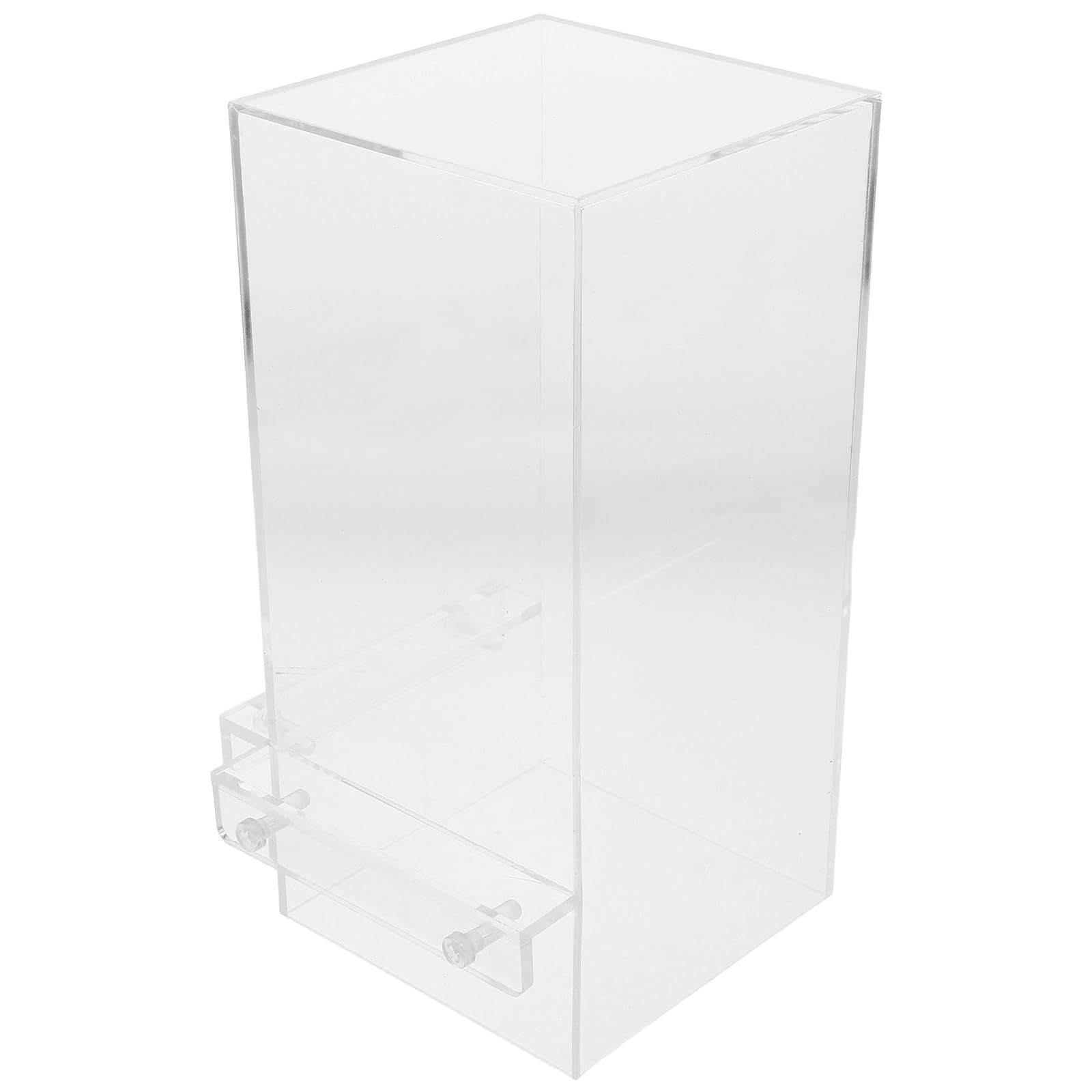 ABOOFAN Acuario Suspendido para Betta y Peces Recarga Automática de Agua, Acrílico Transparente de 25x14.5x14.5cm, Ahorro de Espacio Adecuado para Exhibiciones Temporales