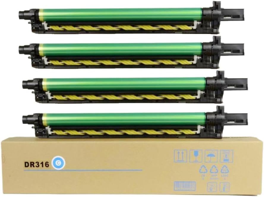 CMYK Drum Assembly DR316 Compatible with C250i C300i C360i C7130i Copiers, 100000-Page Yield