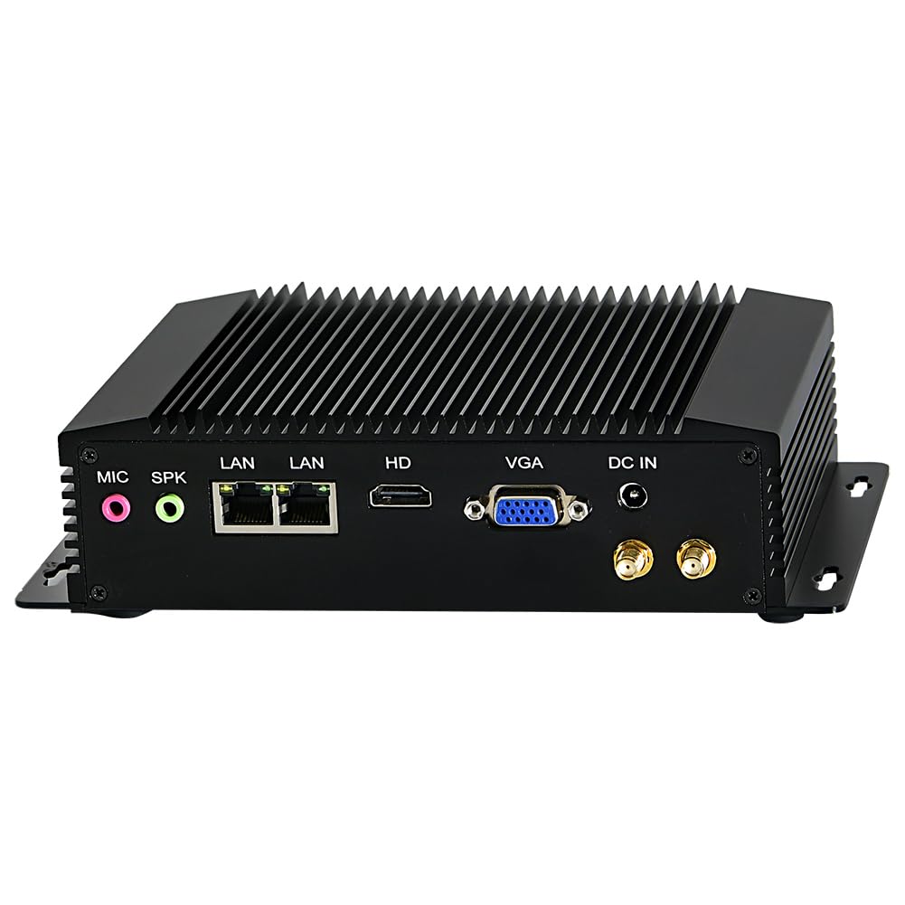 Industrial Computer, Fanless Mini PC, Embedded IPC, N2920 N2930 N2940, Windows 11 / Linux Ubuntu, BM18, Watchdog, GPIO, WOL, SIM Slot, 2 x LAN, 2 x RS232 422 485, 4G RAM, 64G SSD