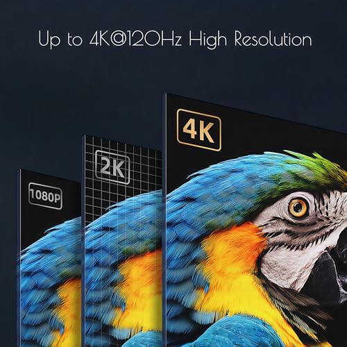 Image of HDMI 2.1 Dummy Plug 4K@120Hz Virtual Display Emulator, Headless Adapter, HDMI Display Adapter, Supports 3840x2160@120Hz, 1440P@120Hz, 1080P@120Hz, EDID Emulator for GPU /Remote Desktop