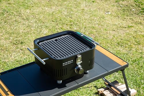 Plaque de cuisson réversible en fonte Everdure Cube Proflame 360 - 7