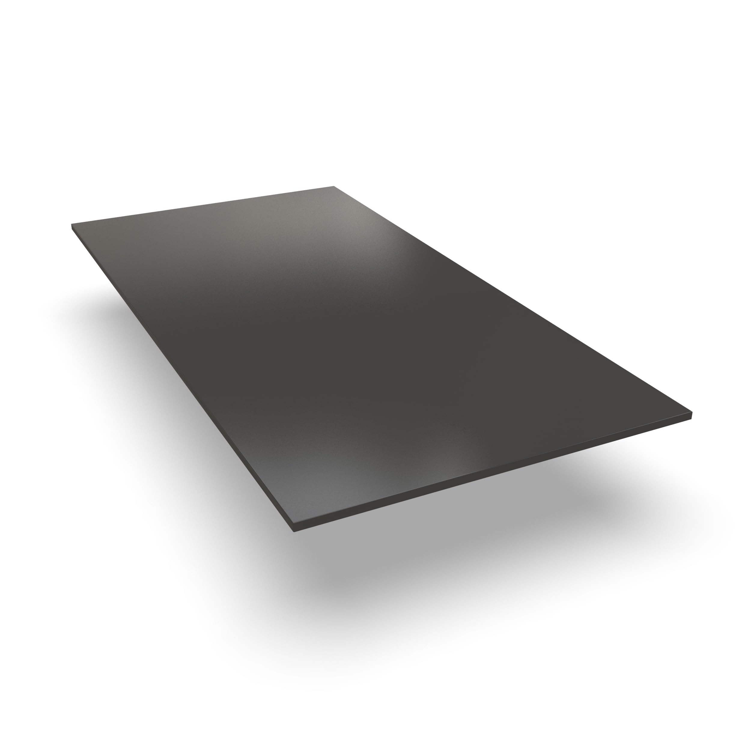 AUPROTEC Schreibtischplatte 28 mm 140x70 cm | wasserabweisend & Kratzfest | ideal für höhenverstellbare Tischgestelle in Homeoffice & Büro | Anthrazit | 2 mm ABS-Kante