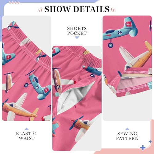 ALAZA Airplane Funny Pajama Pants Long Sleep Pant Pajama Bottoms Elastic Waist with Pockets4