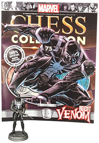 Marvel Psylocke White Pawn Chess Piece with Collector Magazine #58