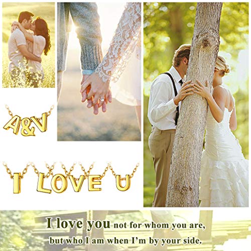 Collar de Plata y Oro con Iniciales para Mujer