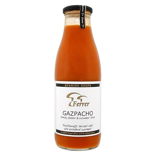 Ferrer Sopa Gazpacho de Tomate, Pimienta y Pepino (26.28 oz)