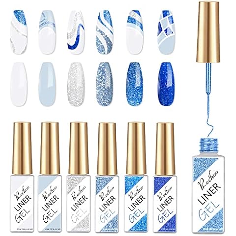 Juego de Esmaltes de Uñas en Gel Rechoo 6pcs Cover