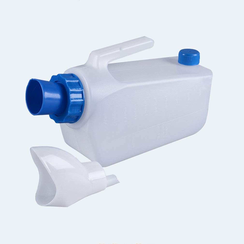 Orinales para Hombres, Recipientes for recolección de orina for el cuidado del hogar de Ms Urinal Urinario de emergencia unisex de 2000 ml(2000ML)