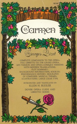Carmen by Georges Bizet: Complete Companion to ... 0486221113 Book Cover