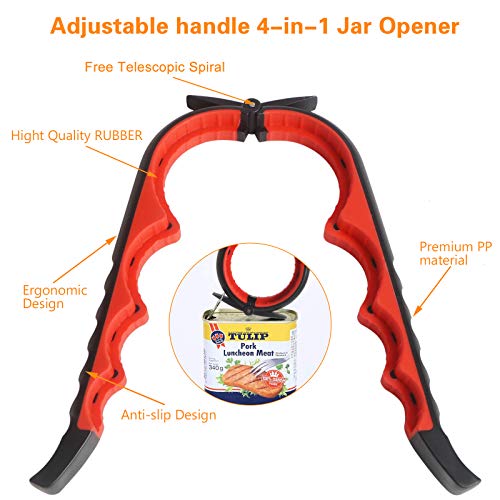 Jar-Opener-Bottle-Opener-for-Weak-Hands-5-in-1-Multi-Function-Can-Opener-Bottle-Opener-Kit-with-Silicone-Handle-Easy-to-Use-for-Children-Elderly-and-Arthritis-Sufferers-New-red
