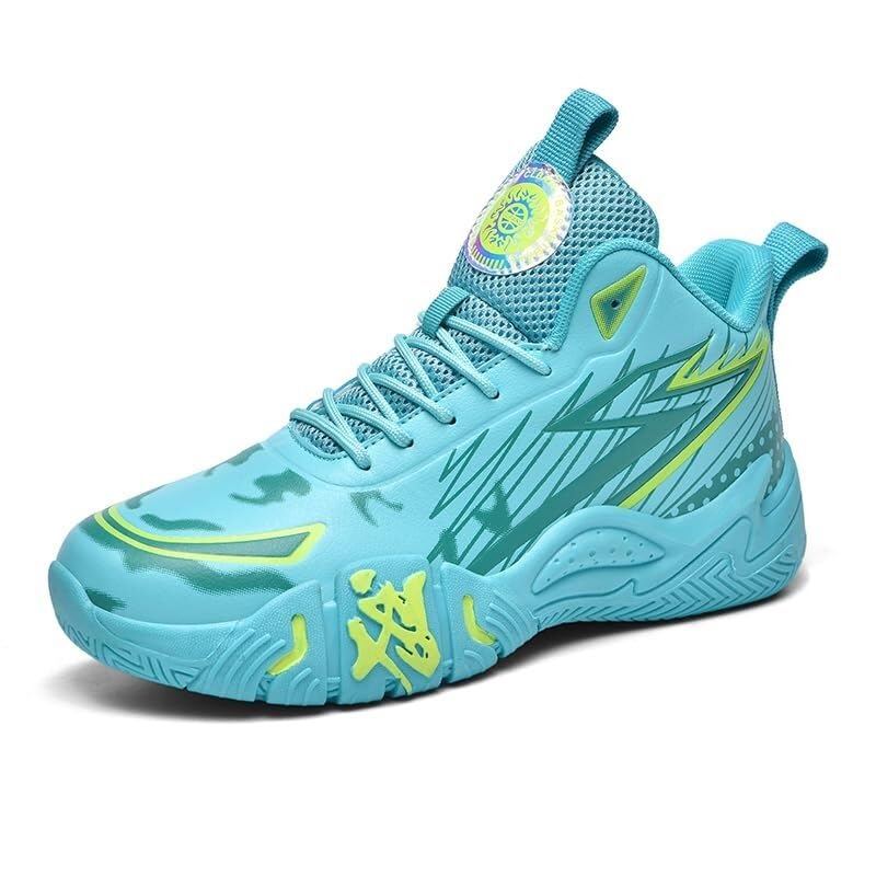 Zapatillas de Baloncesto Alto Unisex Acolchadas, Entrenamiento Casual