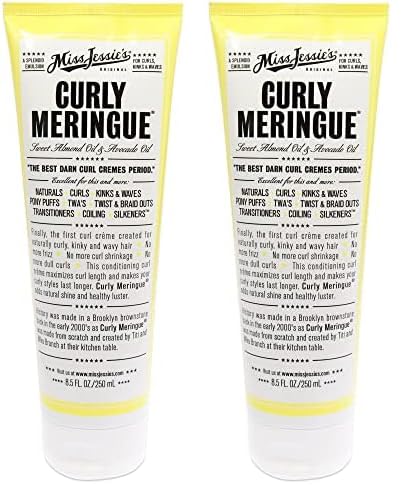 Miss Jessie's Curly Meringue Unisex Cream 8.5 oz (Pack of 2)
