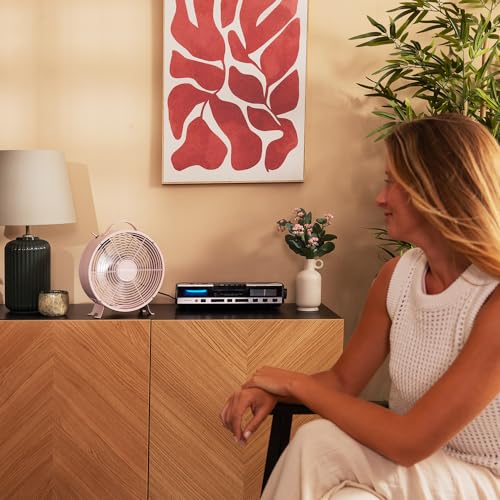 Cecotec Tischventilator EnergySilence 400 RetroDesk Pink, 25 W – Ansicht 4