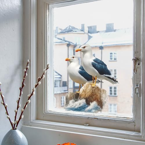 Vinilos Decorativos Achang con diseños de gaviotas para pared miniatura 5