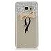 Note 5 Case, Galaxy Note 5 Case - Mavis's Diary 3D Handmade Bling Crystal Special Golden Bow with Black Ribbon Shiny Diamonds Gems Clear Cover Hard PC Case for Samsung Galaxy Note 5 & Clean Cloth