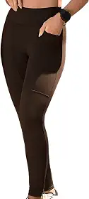 Legging Academia Com Bolso Zero Transparência Selene Fitness