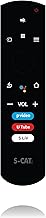 S-CAT Compatible with Kodak Smart Tv Remote - with Voice Command - Hot Keys Prime Video, YouTube & SonyLIV Use for LCD LED OLED QLED UHD 4K Android TV (Pairing Must)