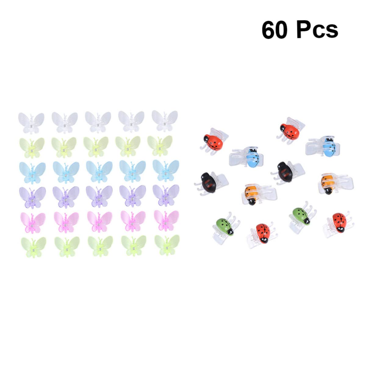 BESPORTBLE 180 Haarklammer Pflanzen Verbinden Clip Orchideenclips Zur Unterstützung Von Pflanzen Gemüse-stützklemme Gemüseclip Für Den Garten Pfropfung Wein-Clips Drinnen Acryl