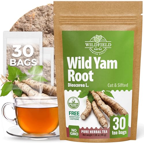 Image of 30 Bags Wild Yam Root Herbal Tea (Dioscorea) - 30 Tea Bags 1.5g Dioscorea Root Raiz de Name Silvestre