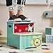 WODNEY Taburete de Madera para niños | Taburete Infantil con Almacenamiento |...