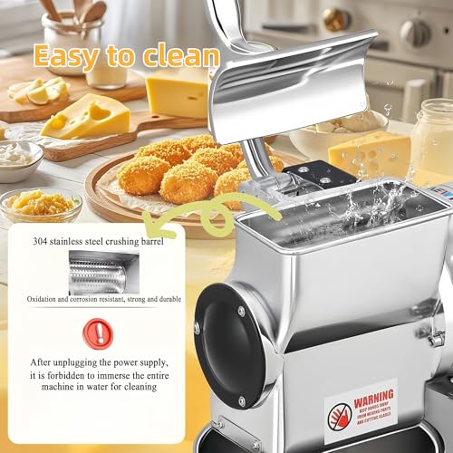 Rallador eléctrico comercial para queso y alimentos miniatura 2