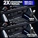 2025 Wireless CarPlay & Android Auto Adapter 2-in-1, Mini Size Converts Factory Wired to Wireless with 5Ghz WiFi Bluetooth, iOS 10+/Android 11+ & 2016+ Cars Supported