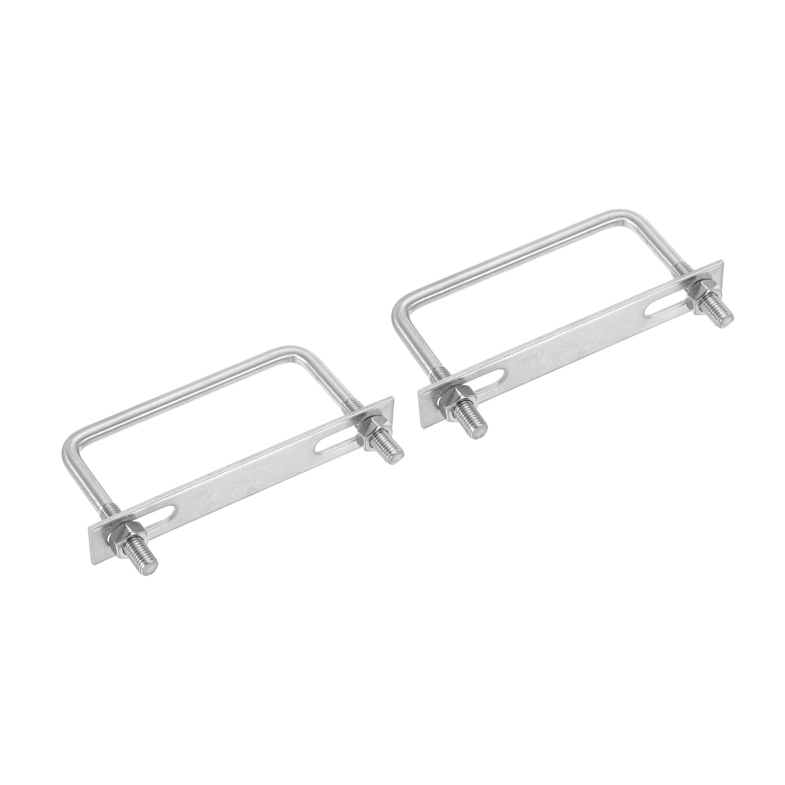 PATIKIL M10x120x90mm Square U-Bolts Kit