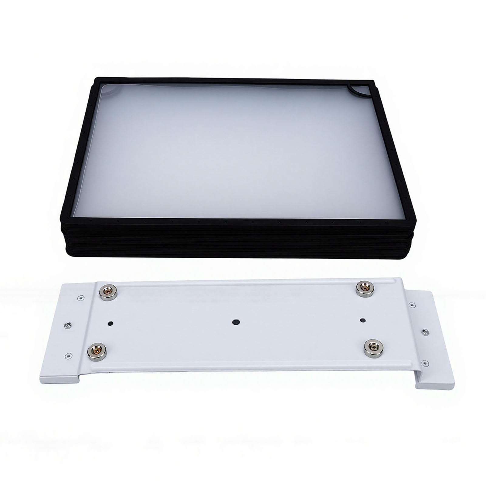 Porta Cartelli Magnetici, Cartelle Sospese con Tasche Integrate e Fondo Espandibile per L'archiviazione di Documenti da Ufficio (Supporto magnetico)