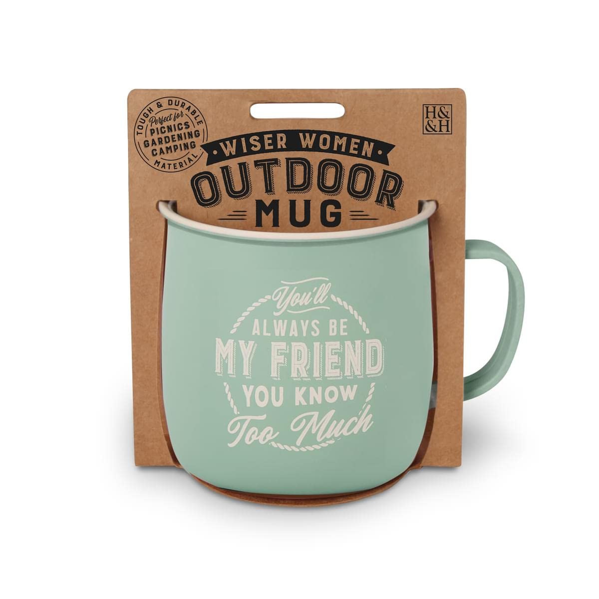 History & Heraldry Personalised Outdoor Mug (Friend)