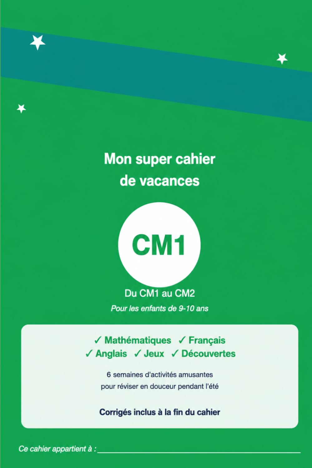 Cahier de Vacances CM1