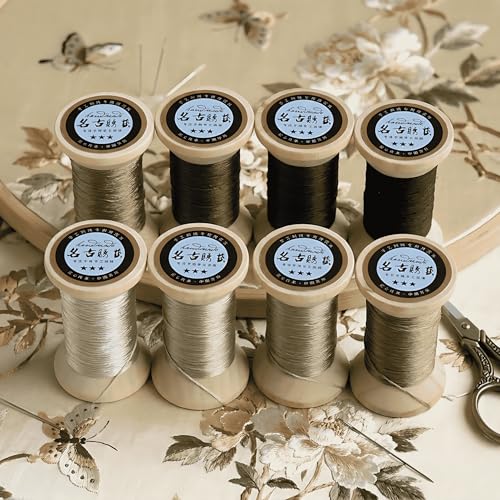 Image of Natural 100% Mulberry Handmade Embroidery Silk Thread Silk Floss (61)