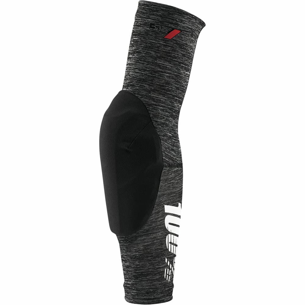 100% OCHRONY TEGRACYJNE Elbow Guards XL łokcie, Dorośli Unisex, Heather szary/Czarny (Wielokolorowy)