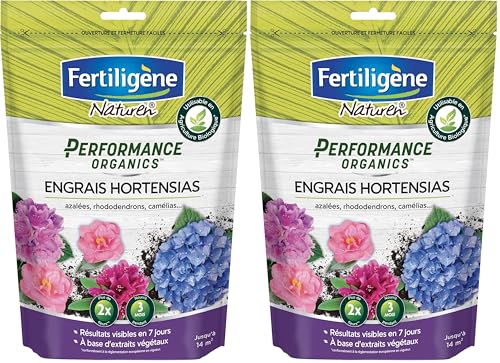 Fertiligène NATUREN POEHOR7 - Engrais Granulés Performance Organics Hortensias, Rhododendrons, Camélias UAB 700 g - Résultats dès 1 Semaine - avec extraits végétaux enrichi en Guano Marin - pour 14m²