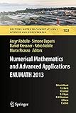 Numerical Mathematics and Advanced Applications - ENUMATH 2013: Proceedings of ENUMATH 2013, the 10th European Conference on Numerical Mathematics and ... Computational Science and Engineering, 103)