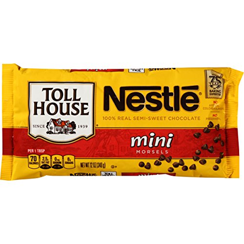 Nestle Toll House Semi-Sweet Chocolate Mini Morsels, 12 Ounce Package