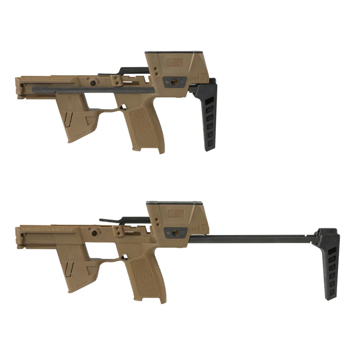 m17 m18 対応 flux mp17 カービンキット p320 gbb Amazon | FLUX MP17スタイル P320 M17 M18用 ピストルカービンキット