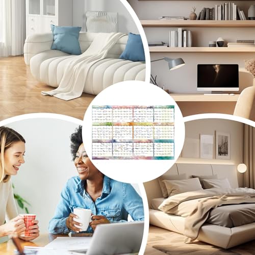 Calendario de pared 2026 organizador gigante para el hogar sala de estar y el aula escolar 4