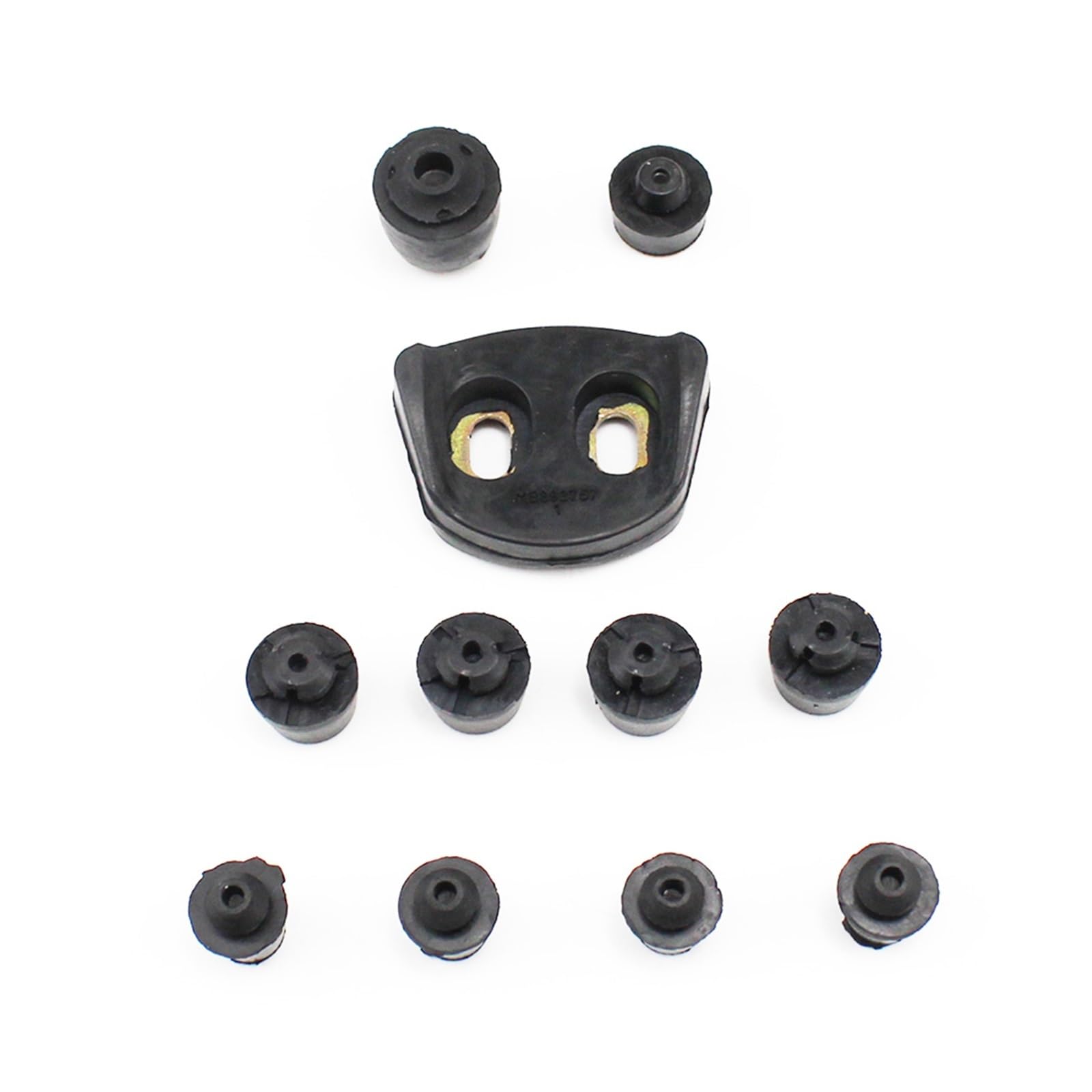 (Lot de 11) Tampon de Porte Butée de Choc en Caoutchouc for Mitsubishi Fit for Pajero Fit for Montero V31 V32 V33 V43 V45 V73 V77 V93 V97 1990-2008