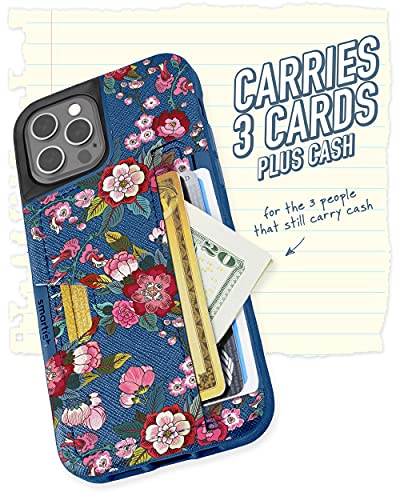 Image of Smartish iPhone 12 Pro Max Wallet Case - Wallet Slayer Vol. 2 [Slim Protective Kickstand] Credit Card Holder (Silk) - [Flavor of The Month]