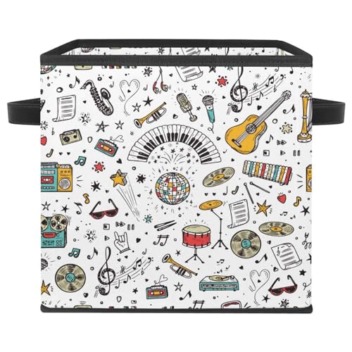 Boîte de rangement pliable cube en tissu pour placard et vêtements