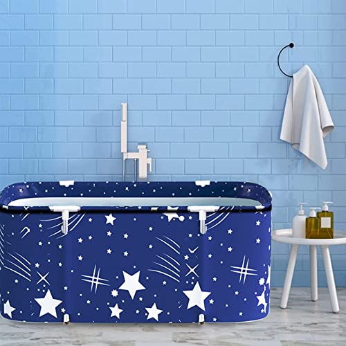 Foldable Bathtub Portable Soaking Bath Tub,Eco-Friendly Bathing Tub for Shower