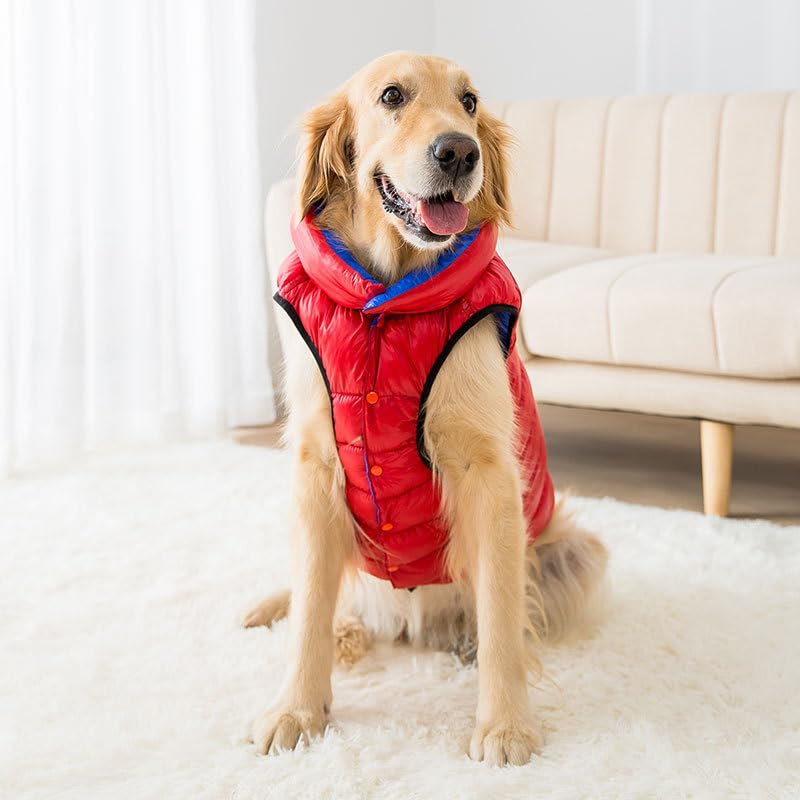 Amazon | ビッグ犬服秋と冬の暖かい犬服ゴールデンレトリバー