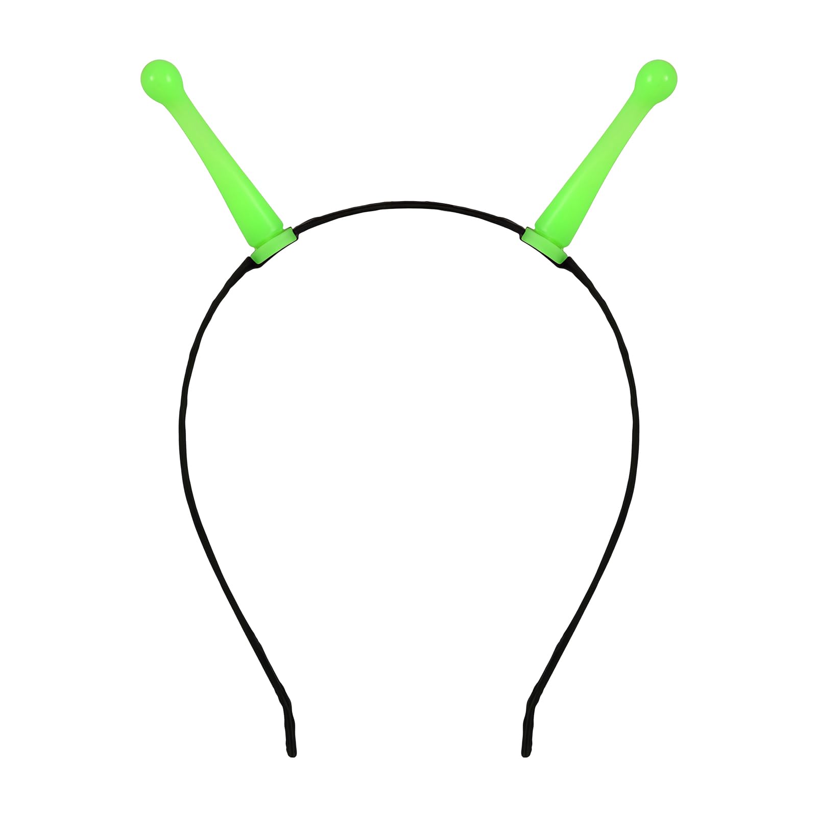 XNFUOE Antenna Headband Green Martian Antenna Headband Boppers Space Theme Party Costume Outfit for Cosplay Halloween Party Fancy Dress Accessory (Green)