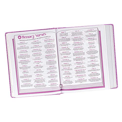 ESV Holy Bible, My Creative Bible For Girls, Hardcover w/Ribbon Marker, Illustrated Coloring, Journaling and Devotional Bible, English Standard Version, Purple Glitter (ESV Creative Editions Girls) - Image 3