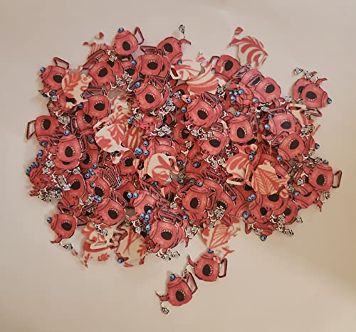 Red Birdhouse Teapots, Red Teapot Confetti, Paper Teapot Table Decoration #TOP2