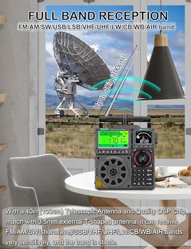 Zhiwhis Shortwave Radio With Ssb And Extra Antenna thumb #1