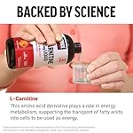 Force Factor L-Carnitine Liquid 3000mg, Maximum Strength Supplement to Support Fat Metabolism, Cellular Energy & Muscle Recovery, High Absorbing, Non-GMO, Orange Flavor, 16 oz Bottle - Image 3