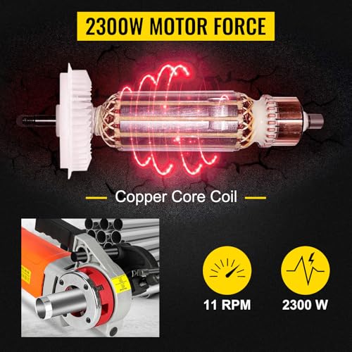 Filière électrique 2300W dotée de 6 matrices interchangeables pour tuyau d'eau